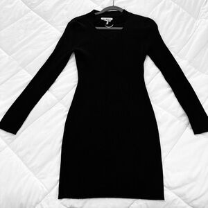 Say What? Black Sweater Dress Size XL